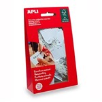 APLI STRUNG TICKETS 22 X 35MM WHITE PACK 100
