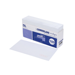 CUMBERLAND DL ENVELOPES SECRETIVE WALLET PLAINFACE STRIP SEAL POST OFFICE SQUARES 80GSM 110 X 220MM WHITE TRAY 99