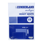 CUMBERLAND B4 ENVELOPES POCKET PLAINFACE STRIP SEAL 100GSM 353 X 250MM WHITE PACK 24