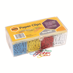 MARBIG COLOURED PAPER CLIPS BOX 799