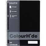 COLOURHIDE MY TRUSTY NOTEBOOK 120 PAGE A4 BLACK