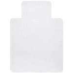 MARBIG ECONOMY CHAIRMAT PVC KEYHOLE LOW PILE CARPET 1140 X 1340MM