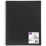 DERWENT ACADEMY VISUAL ART DIARY PORTRAIT 120 PAGE 11 X 14 INCH BLACK