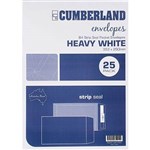 CUMBERLAND B4 ENVELOPES POCKET PLAINFACE STRIP SEAL 100GSM 353 X 250MM WHITE PACK 25