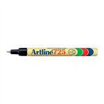 ARTLINE 725 PERMANENT MARKER 04MM PLASTIC NIB BLACK