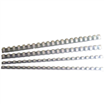 GBC PLASTIC BINDING COMB ROUND 21 LOOP 6MM A4 WHITE PACK 99