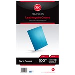 GBC BINDING COVER A4 LGRAIN BLUE PK100