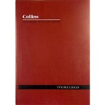 COLLINS A60 SERIES ACCOUNT BOOK DOUBLE LEDGER 60 LEAF A4 RED