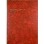 COLLINS 3880 SERIES ACCOUNT BOOK JOURNAL PAGED 84 LEAF A4 RED