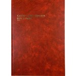 COLLINS 3880 SERIES ACCOUNT BOOK FEINT PAGED 84 LEAF A4 RED