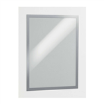 DURABLE DURAFRAME SELFADHESIVE SIGN HOLDER A3 SILVER PACK2