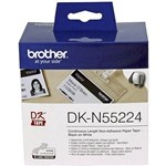 BROTHER DKN55224 NONADHESIVE CONTINUOUS PAPER ROLL 54MM X 3048MM WHITE