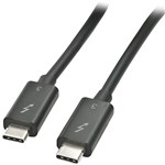 LINDY 41555 THUNDERBOLT 3 CABLE 500MM BLACK