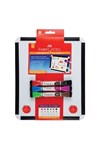 WHITEBOARD SET FABERCASTELL 2 SIDED INCLUDES MARKERS WITH ERASER ENDS