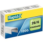 RAPID 266 6MM STAPLES BOX 1000
