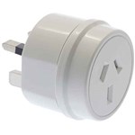 MOKI AUNZ TRAVEL ADAPTOR FOR UK WHITE