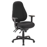 BURO PERSONA ERGONOMIC 247 CHAIR BLACK FABRIC