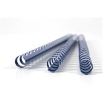 GBC PLASTIC BINDING COMB ROUND 21 LOOP 10MM A4 BLUE PACK 100
