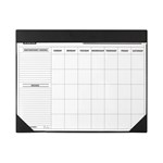 SASCO DESK PLANNER CALENDAR UNDATED MONTH TO VIEW 455 X 580MM BLACK