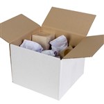 CUMBERLAND SHIPPING BOX 480 X 400 X 300MM WHITE