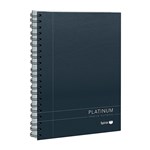SPIRAX 401 PLATINUM NOTEBOOK SPIRAL BOUND 200 PAGE A5 BLACK