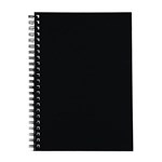 SPIRAX 512 NOTEBOOK 7MM RULED HARD COVER SPIRAL BOUND A4 200 PAGE BLACK
