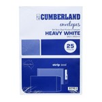CUMBERLAND B4 ENVELOPES POCKET PLAINFACE STRIP SEAL 100GSM 353 X 250MM WHITE PACK 25