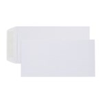 CUMBERLAND ENVELOPES POCKET DL 220X110 80GSM STRIP SEAL WHITE BOX 500