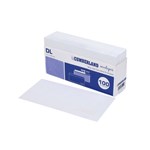 CUMBERLAND DL ENVELOPES SECRETIVE WALLET PLAINFACE STRIP SEAL POST OFFICE SQUARES 80GSM 110 X 220MM WHITE TRAY 100