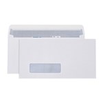 CUMBERLAND WINDOW ENVELOPE 90GSM DLX 120 X 235MM WHITE
