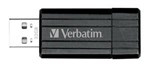 VERBATIM STORENGO PINSTRIPE USB FLASH DRIVE 20 32GB BLACK