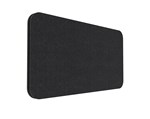 RAPIDLINE ECO PANEL DESK MOUNTED SCREEN 740 X 384MM BLACK