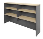 RAPID WORKER OVERHEAD HUTCH 1800 X 1070 X 315MM OAKIRONSTONE