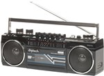 BOOM BOX WITH CASSETTE BLUETOOTH  AND AMFM RADIO