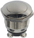 SWITCH PUSH MOM MTL RND 250VAC4A