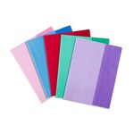 CONTACT BOOK SLEEVES A4 ASSORTED PACK 25