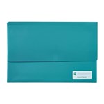 MARBIG POLYPICK DOCUMENT WALLET FOOLSCAP TEAL