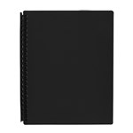 MARBIG DISPLAY BOOK REFILLABLE 20 POCKET A4 BLACK
