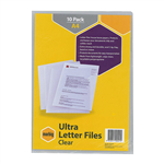 LETTER FILE MARBIG A4 ULTRA PP CLEAR PK10