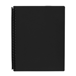 MARBIG REFILLABLE DISPLAY BOOK 20 POCKET BLACK