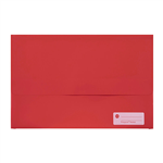 MARBIG POLYPICK FOOLSCAP DOCUMENT WALLET RED