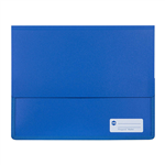 MARBIG POLYPICK A4 HEAVY DUTY DOCUMENT WALLET BLUE