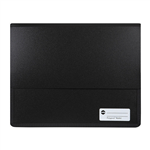 MARBIG POLYPICK A4 HEAVY DUTY DOCUMENT WALLET BLACK
