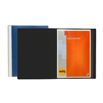 MARBIG CLEARVIEW NONREFILLABLE DISPLAY BOOK 50 POCKET BLACK