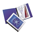 MARBIG BINDER DISPLAY BOOK 20 POCKET CLEARBLACK