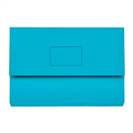 MARBIG SLIMPICK FOOLSCAP DOCUMENT WALLET BLUE