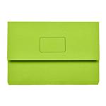 MARBIG SLIMPICK FOOLSCAP DOCUMENT WALLET GREEN