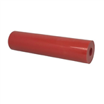 12IN FLAT BILGE ROLLER RED WITH 25MM BORE