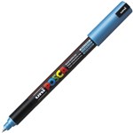 POSCA PC1MR PAINT MARKER BULLET ULTRA FINE 07MM METALLIC BLUE