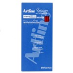 ARTLINE 8210 MED BALLPOINT PEN RED BOX 12